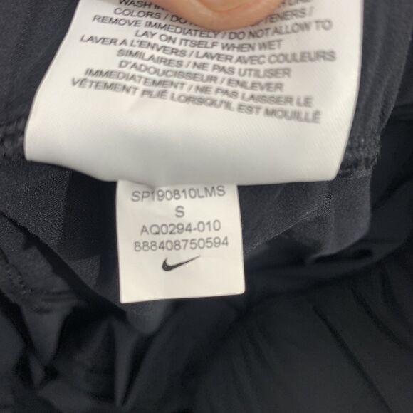 Nike Bliss Lux Training Pants Size Small Slim Fit Black AQ0294 Stretch - Picture 12 of 14